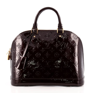 Louis Vuitton Alma Handbag Monogram Vernis PM