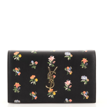 Saint Laurent Classic Monogram Clutch Printed Leather