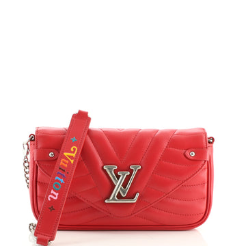 Louis Vuitton New Wave Chain Pochette Quilted Leather