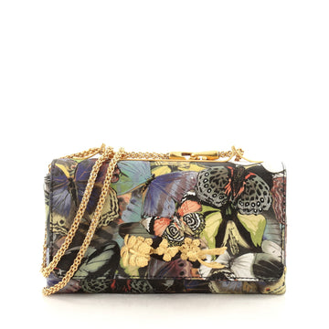 Valentino Va Va Voom Shoulder Bag Camubutterfly Printed Canvas Medium