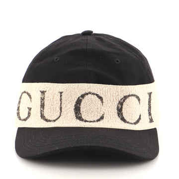 Gucci Baseball Cap Canvas and Terry Cloth