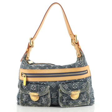 Louis Vuitton Baggy Handbag Denim PM