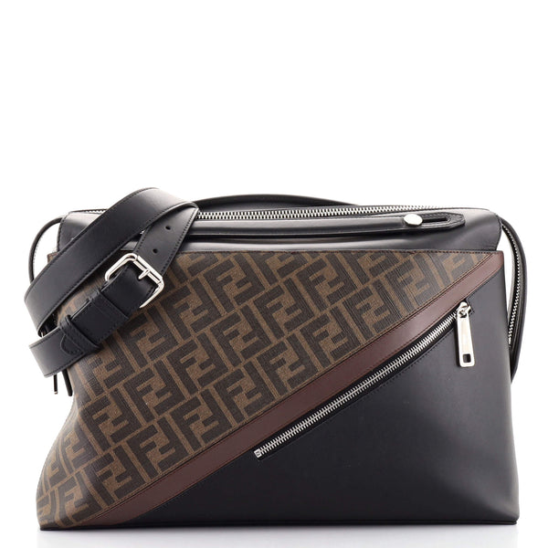 Fendi By The Way Briefcase Zucca Coated Canvas with Leather 106944