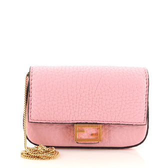 Fendi Baguette Bag Charm Leather Micro