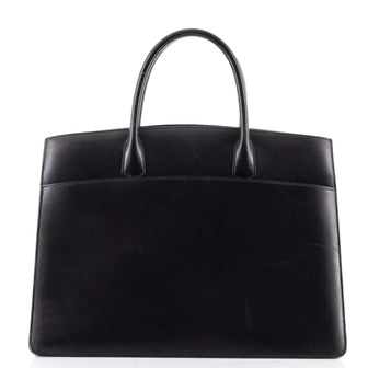 Hermes White Bus Bag Leather 39