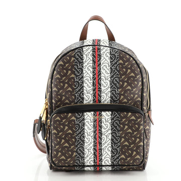 Burberry TB Zip Pocket Backpack Monogram E-Canvas