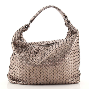 Bottega Veneta Pyramid Hobo Intrecciato Nappa Medium