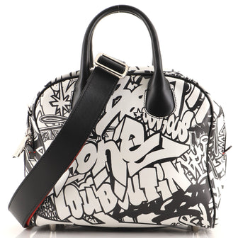 Christian Louboutin Marie Jane Satchel Printed Leather Small