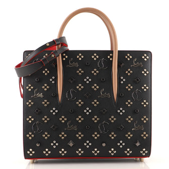 Christian Louboutin Paloma Tote Embellished Leather Medium