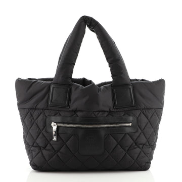 Chanel Coco Cocoon Reversible Tote Quilted Nylon Small