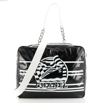 Chanel La Pausa Bay Camera Case Bag Printed Vinyl Large