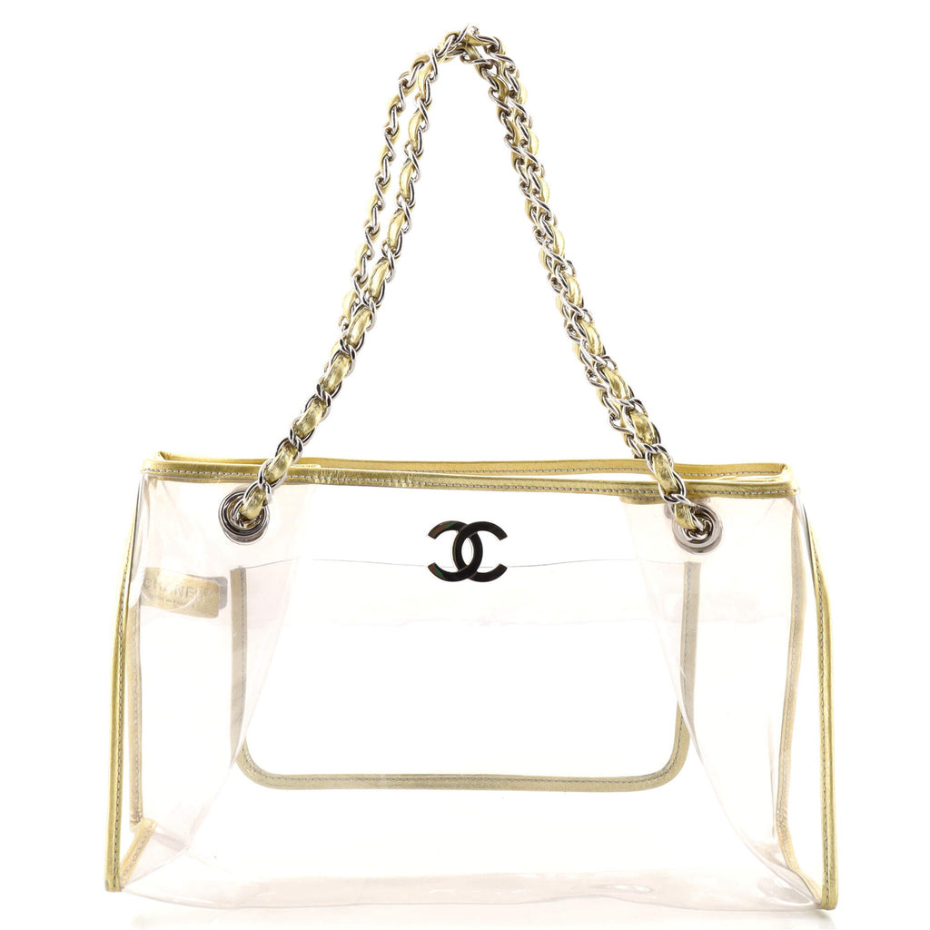 Chanel Naked Tote Bag PVC Large Clear 10694435