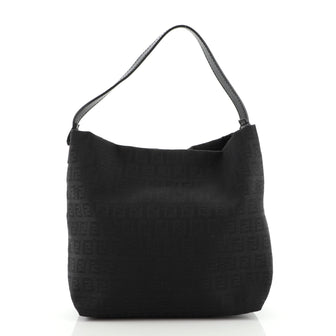 Fendi Vintage Hobo Zucchino Canvas Small