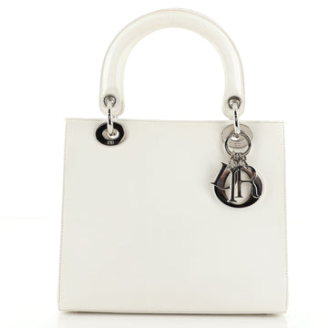 Christian Dior Vintage Lady Dior Bag Leather Medium