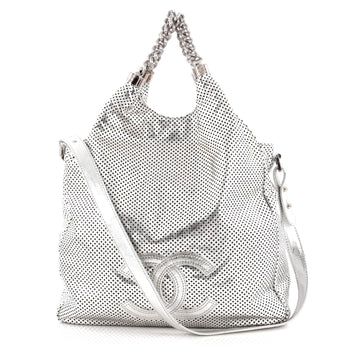 Chanel Rodeo Drive Hobo Perforated Leather Large