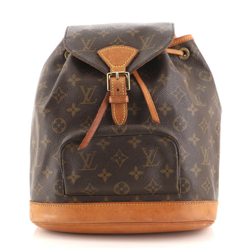 Louis Vuitton Vintage Montsouris Backpack Monogram Canvas MM