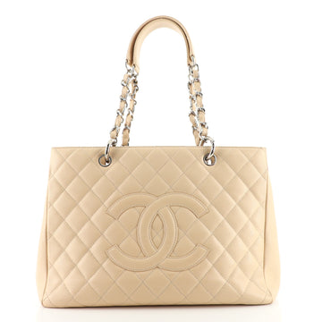 Chanel Grand Shopping Tote Quilted Caviar