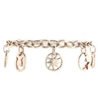 Tiffany & Co. Stencil Charms Bracelet Sterling Silver
