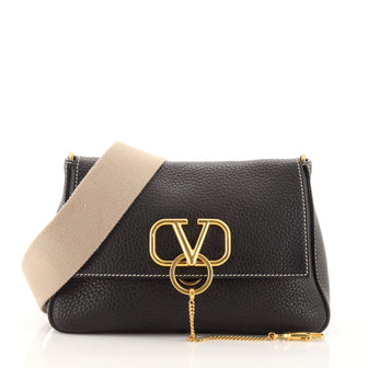 Valentino VRing Convertible Crossbody Bag Leather Small
