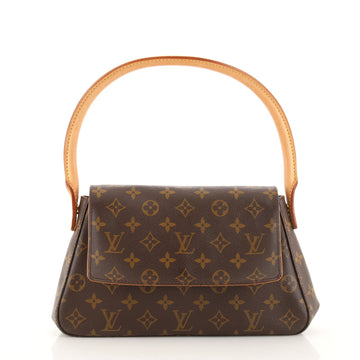 Louis Vuitton Looping Handbag Monogram Canvas Mini