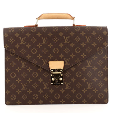 Louis Vuitton Serviette Conseiller Handbag Monogram Canvas