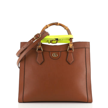 Gucci Diana Bamboo Tote Leather Medium