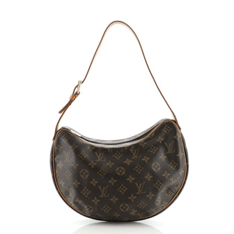 Louis Vuitton Croissant Handbag Monogram Canvas MM