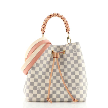Louis Vuitton Braided Handle NeoNoe Handbag Damier MM