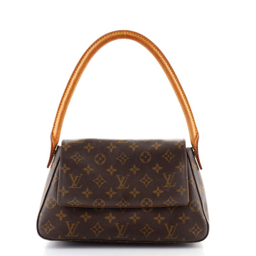 Louis Vuitton Looping Handbag Monogram Canvas Mini
