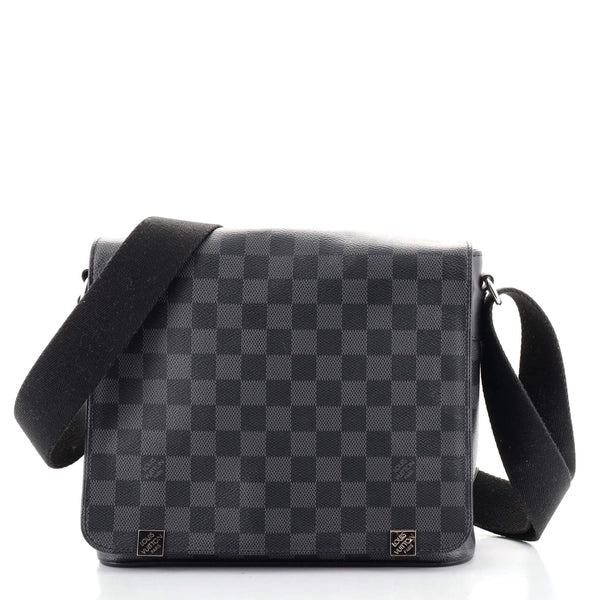 Louis Vuitton District NM Messenger Bag Damier Graphite PM Black 1790541