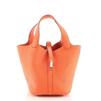 Hermes Picotin Lock Bag Clemence PM