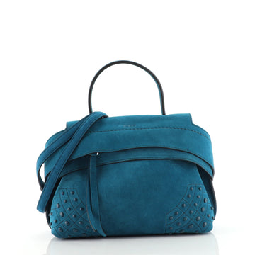 Tod's Studded Wave Bag Suede Mini