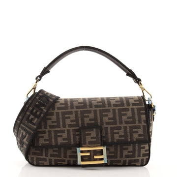 Fendi Baguette NM Bag Zucca Canvas Medium