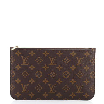 Louis Vuitton Neverfull Pochette Monogram Canvas Large