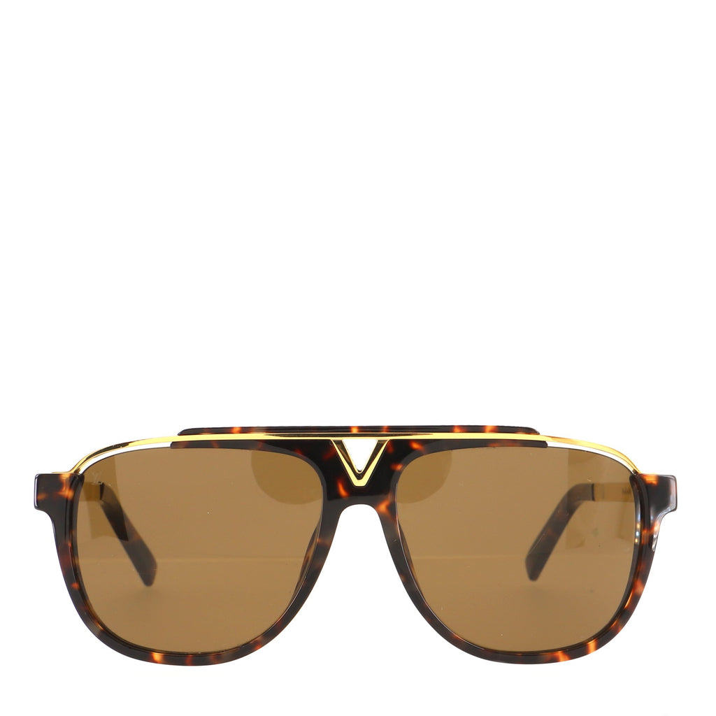Louis Vuitton Mascot Aviator Sunglasses Acetate and Metal Brown 1713733