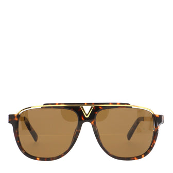 Louis Vuitton Mascot Aviator Sunglasses Acetate and Metal