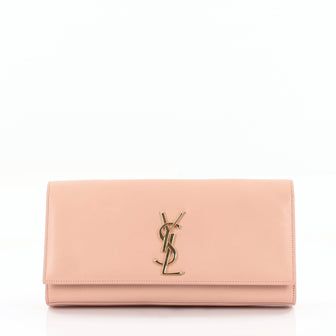 Saint Laurent Classic Monogram Clutch Leather Medium