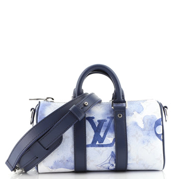 Louis Vuitton Keepall Bandouliere Bag Limited Edition Monogram Watercolor Canvas XS