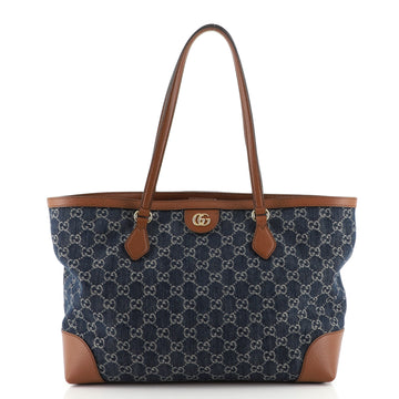 Gucci Ophidia Shopping Tote GG Denim Medium