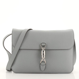 Gucci Jackie Soft Flap Shoulder Bag Leather