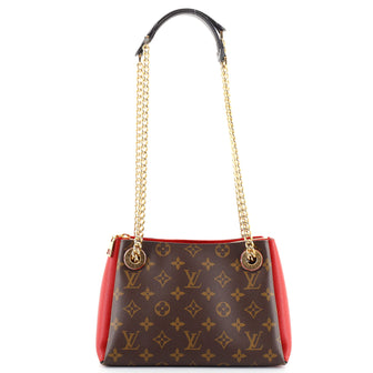 Louis Vuitton Surene Handbag Monogram Canvas with Leather BB