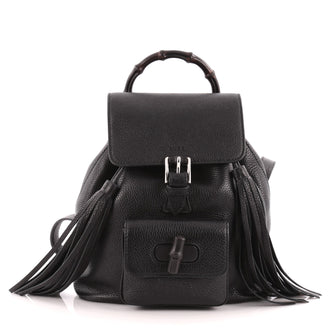 Gucci Bamboo Backpack Leather Mini