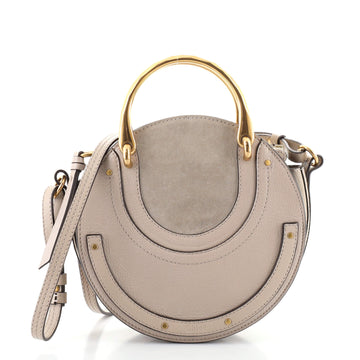 Chloe Pixie Crossbody Bag Leather and Suede Small