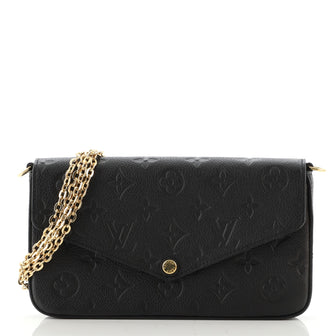 Louis Vuitton Felicie Pochette Monogram Empreinte Leather