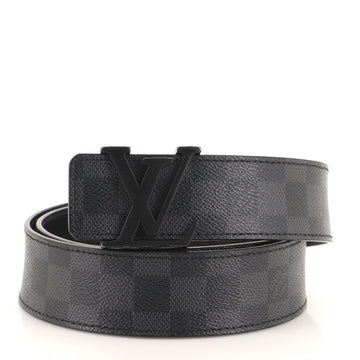 Louis Vuitton LV Initiales Belt Damier Graphite Wide