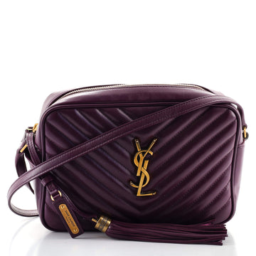 Saint Laurent Lou Camera Bag Matelasse Chevron Leather Small