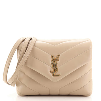 Saint Laurent LouLou Shoulder Bag Matelasse Chevron Leather Toy