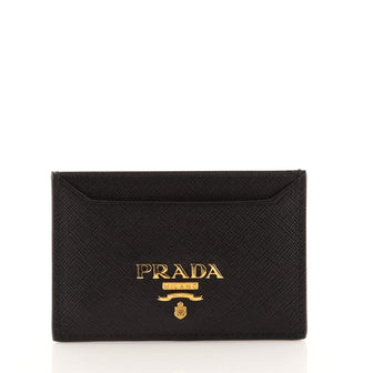 Prada Card Holder Saffiano Leather
