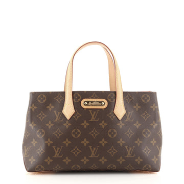 Louis Vuitton Wilshire Handbag Monogram Canvas PM