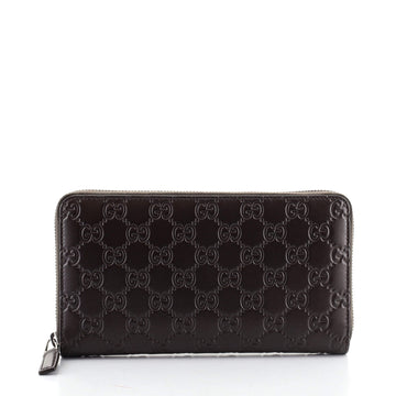 Gucci Zip Organizer Wallet Guccissima Leather